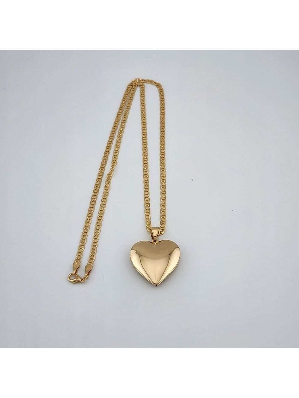 Brand New Bazilian 18k Gold Filled Heart Locket Necklace - Picture 7 of 11